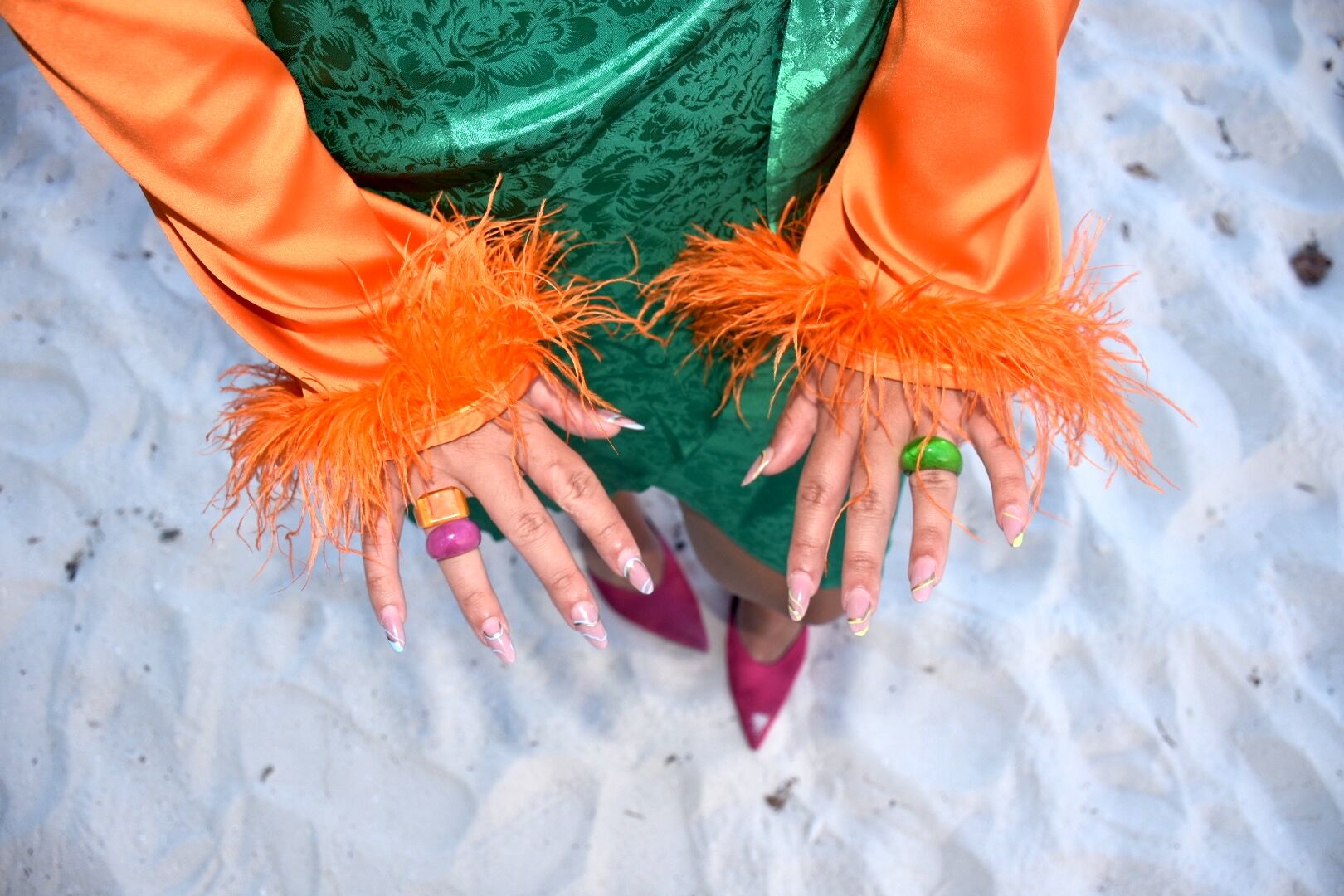 Bright summer nails! : r/Nails