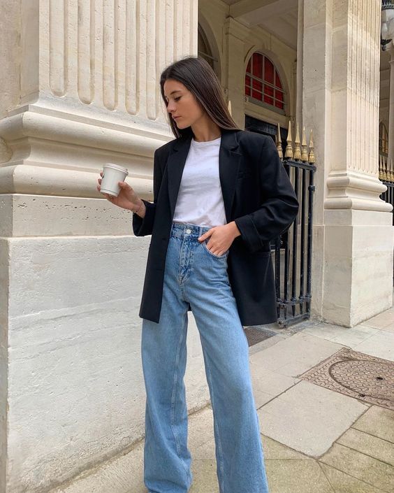 Finally , The Wide Leg Jeans Outfits You Want Try Now - CLOSS FASHION